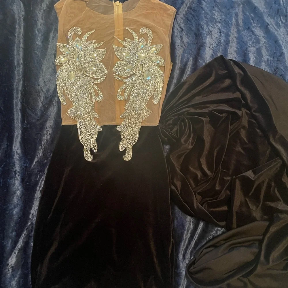 Mesh sequin black dress #Alglist #BirthdayDress - Picture 3 of 3